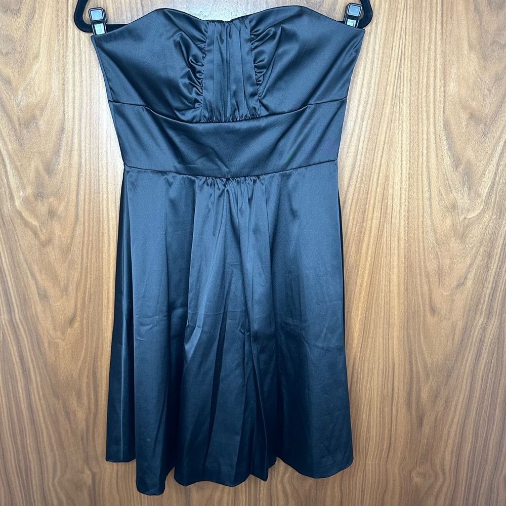 White House Black Market Black Strapless Dress